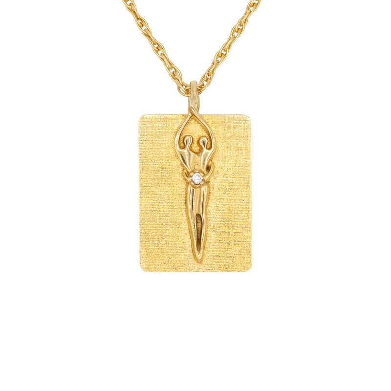 Unisex Soulmate Necklace Gold