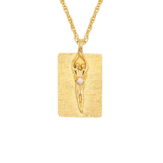 Unisex Soulmate Necklace Gold