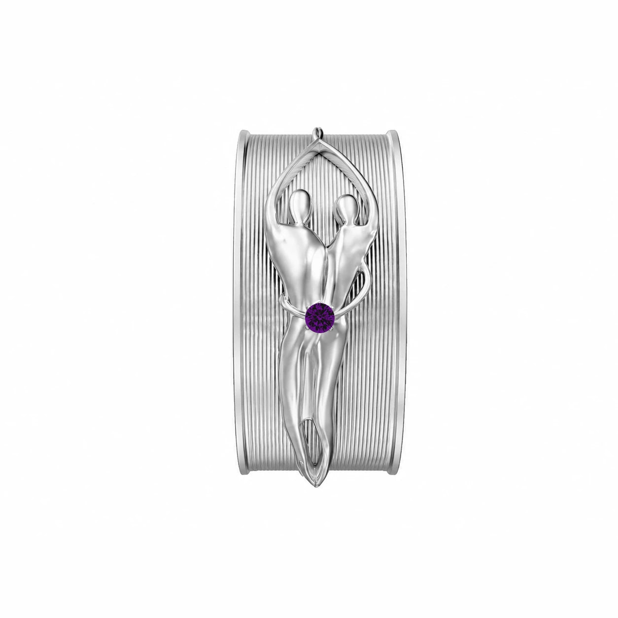Sterling Silver Unisex Soulmate Ring