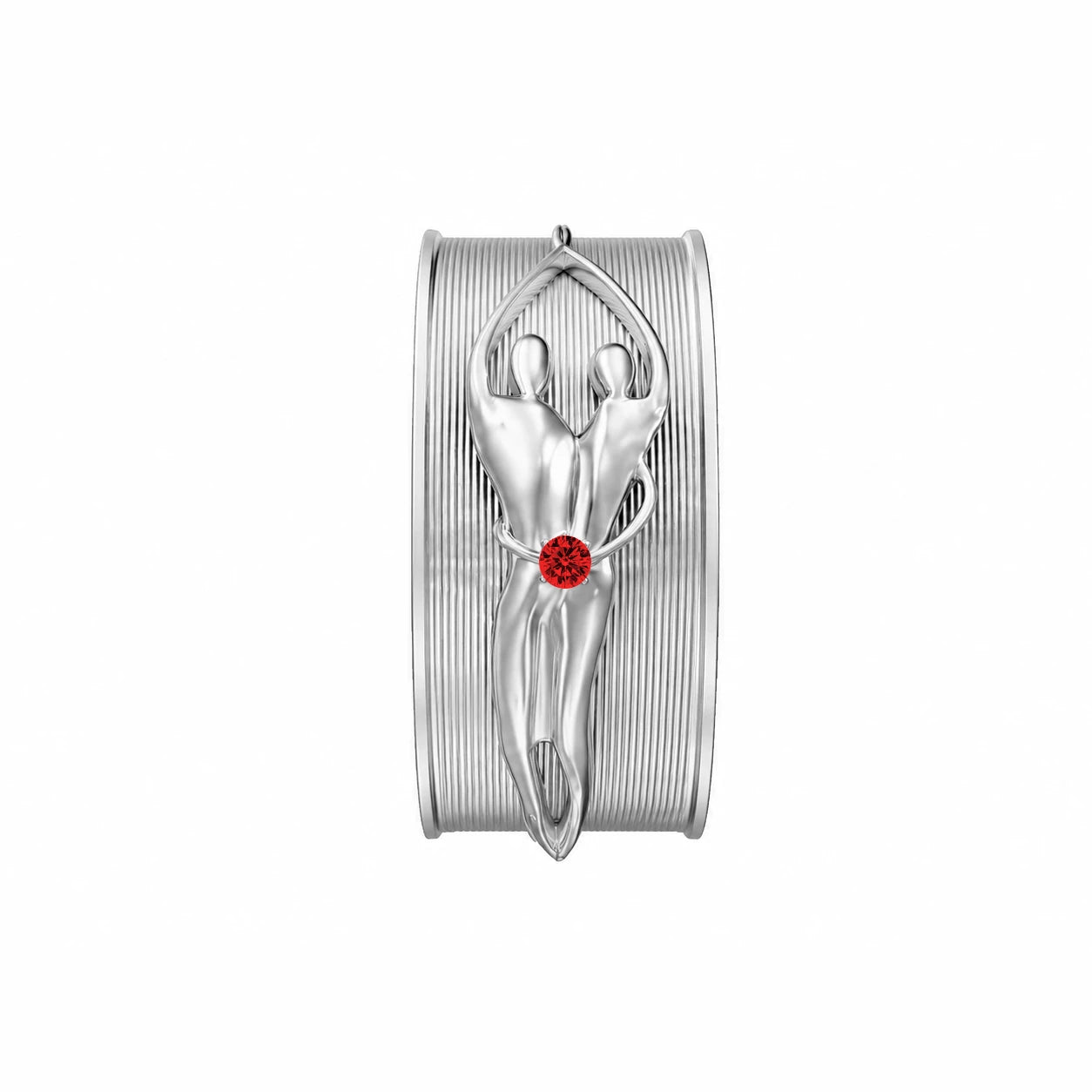Sterling Silver Unisex Soulmate Ring