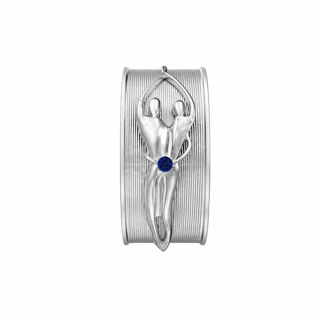 Sterling Silver Unisex Soulmate Ring