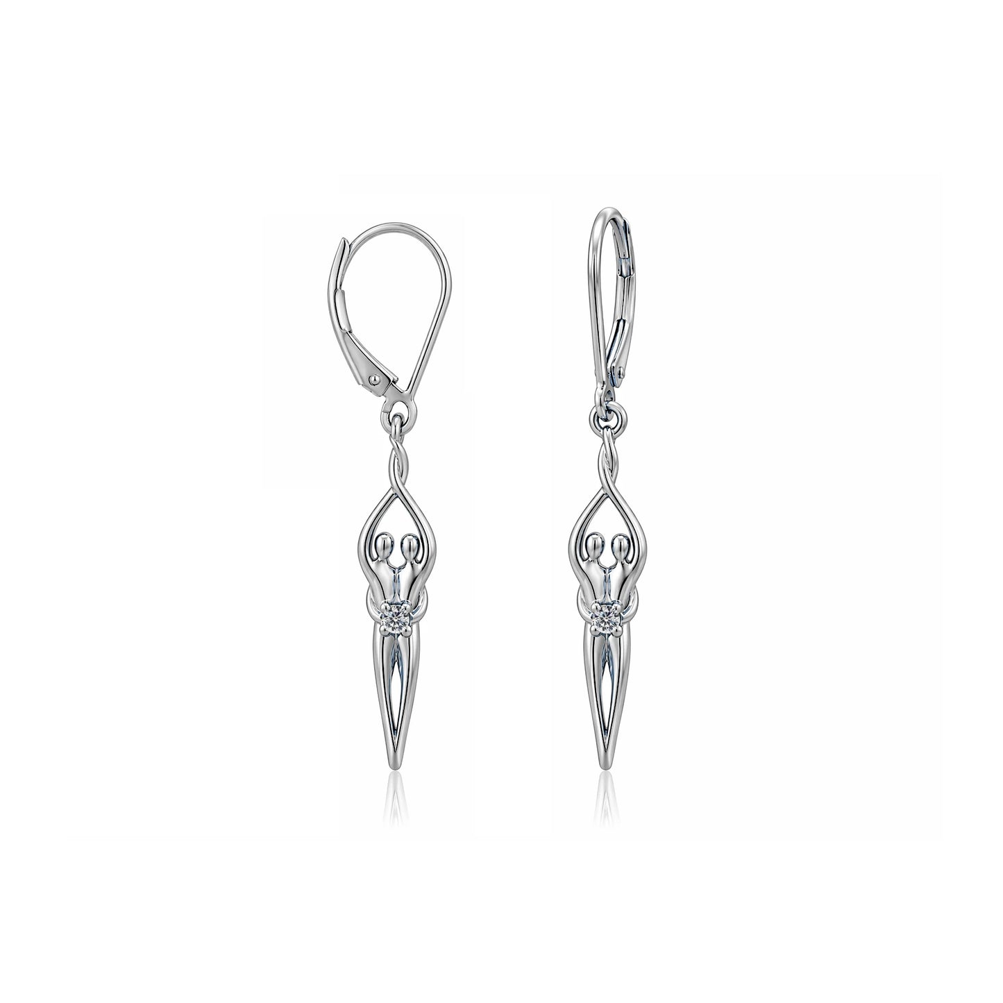 Sterling Silver Soulmate Earrings