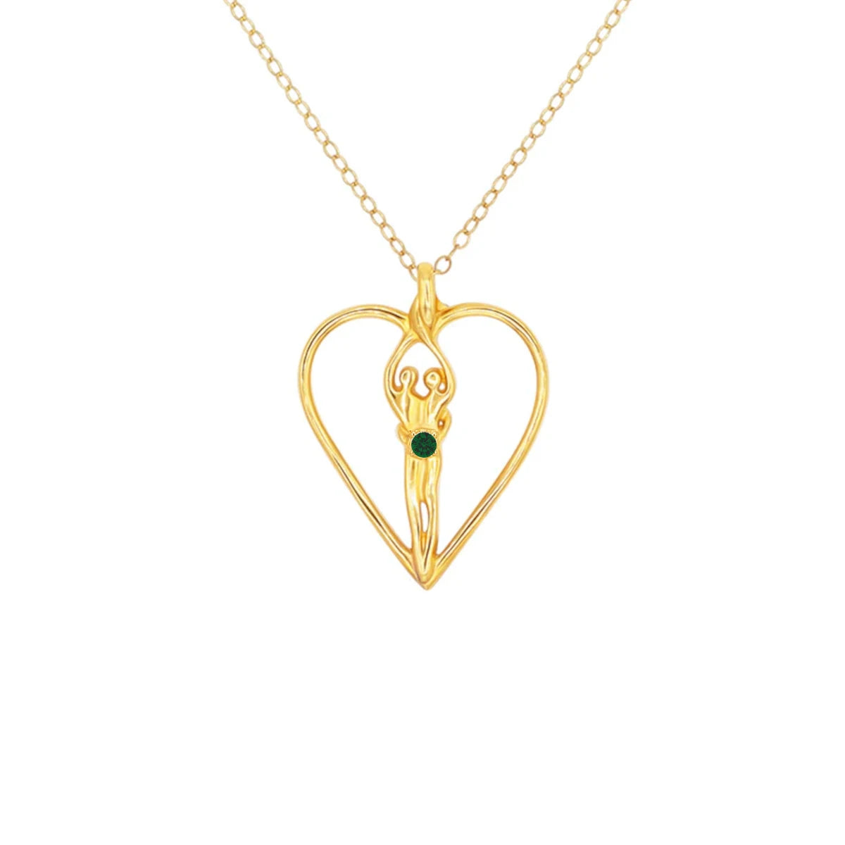 Sterling Silver Soulmate Heart Necklace