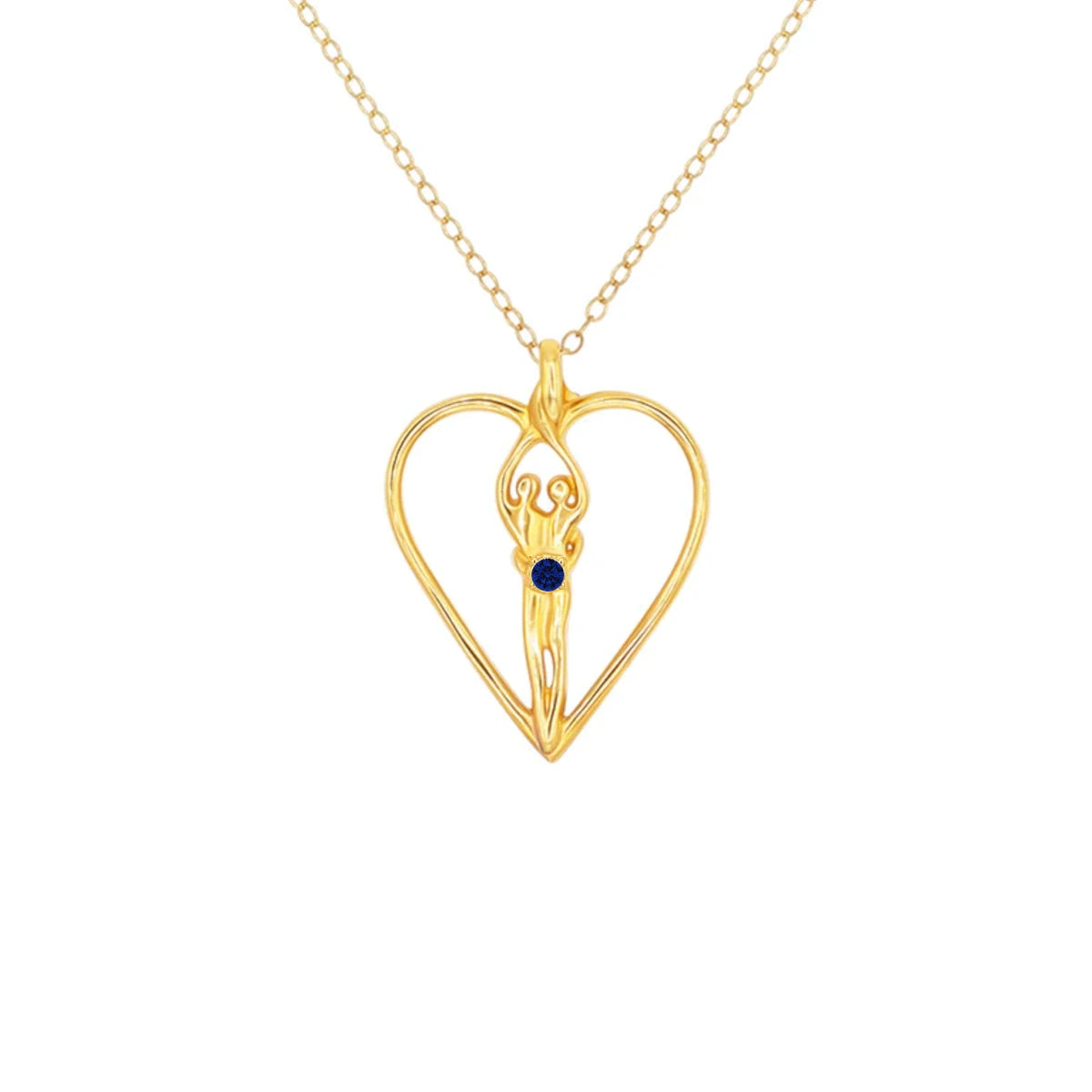 Sterling Silver Soulmate Heart Necklace