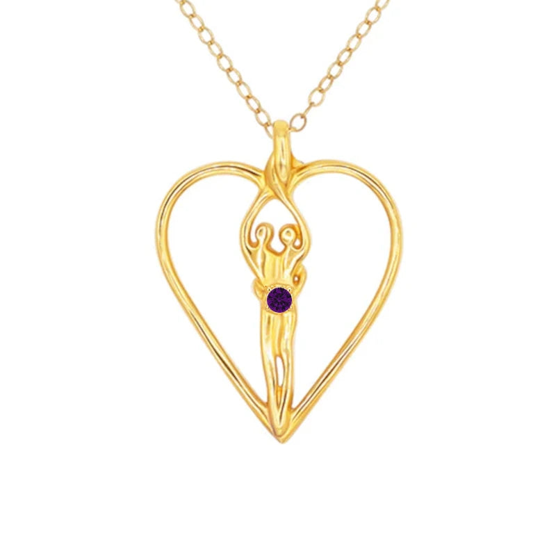 Sterling Silver Soulmate Heart Necklace