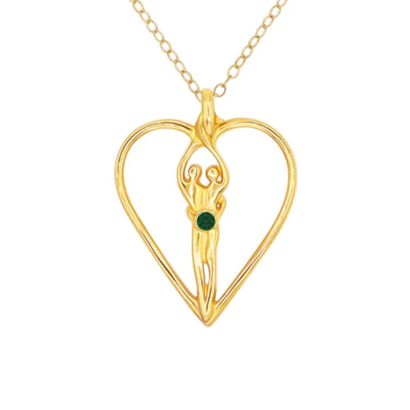 Sterling Silver Soulmate Heart Necklace