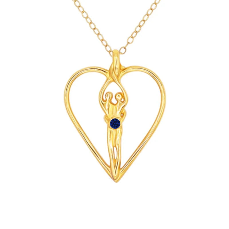 Sterling Silver Soulmate Heart Necklace
