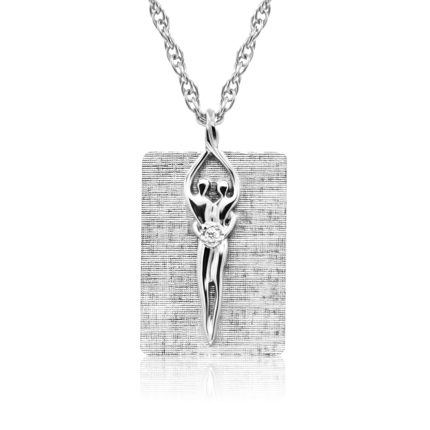 Sterling Silver Unisex Soulmate Necklace