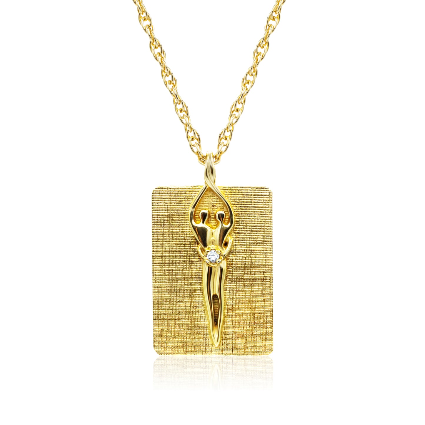 Sterling Silver Unisex Soulmate Necklace