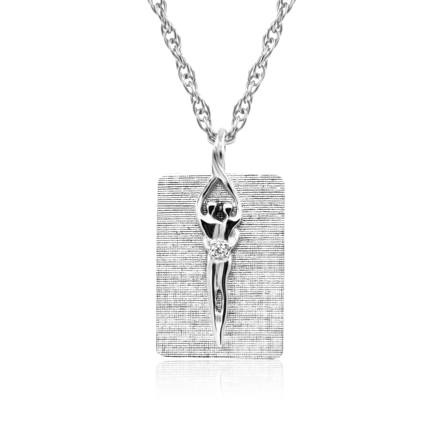 Sterling Silver Unisex Soulmate Necklace