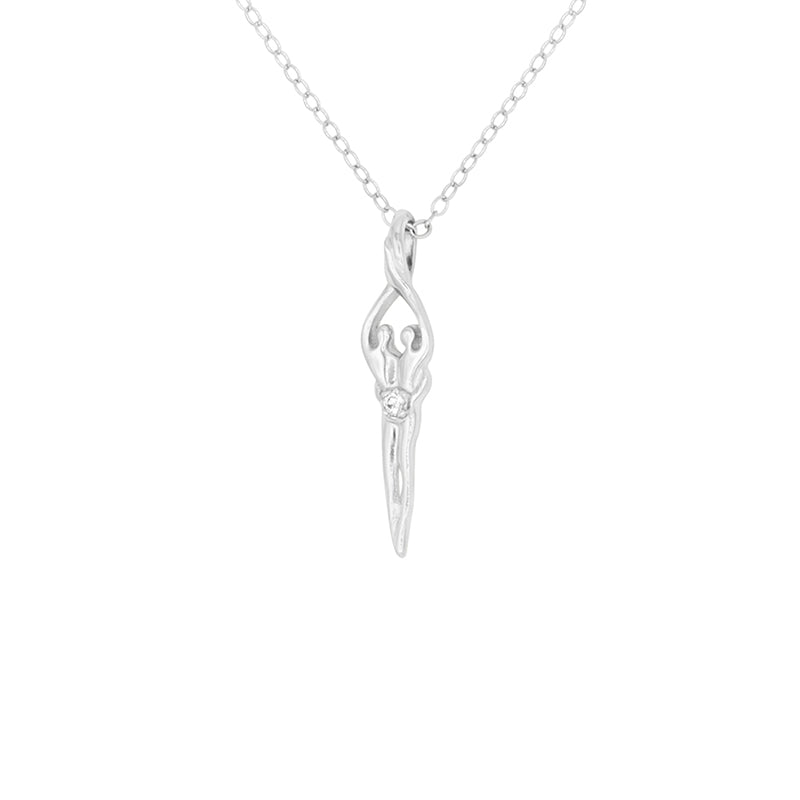 Load image into Gallery viewer, SBL-15-SS-soulmate_necklace_small_clear
