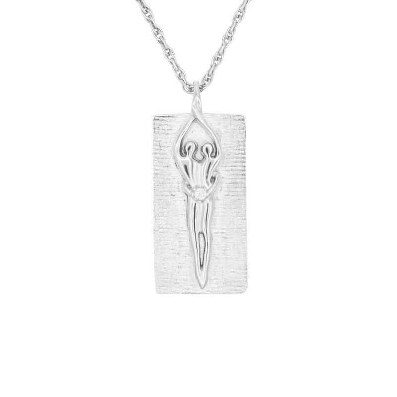 Load image into Gallery viewer, Unisex Soulmate Necklace SIlver
