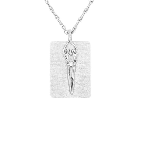 Unisex Soulmate Necklace Silver