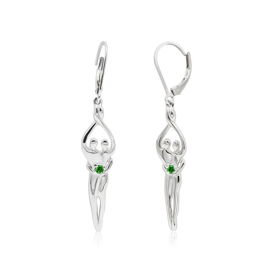 SBL-28SoulmateEarringLever_SS_Emerald_2