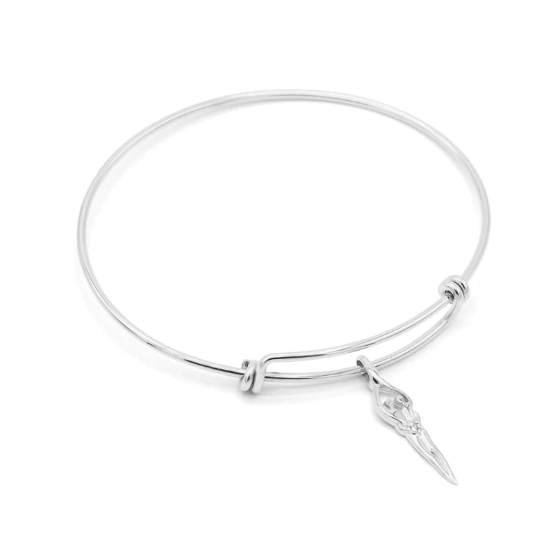 SmallCharmSilverBangle2