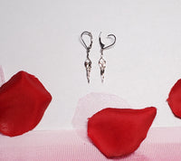 Symbol of Love Brand, Soulmate Earrings, .925 Genuine Sterling Silver, Lever Back
