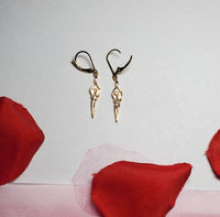 Symbol of Love Brand, Soulmate Earrings, .925 Genuine Sterling Silver, Lever Back