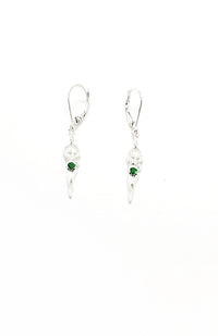 Symbol of Love Brand, Soulmate Earrings, .925 Genuine Sterling Silver, Lever Back