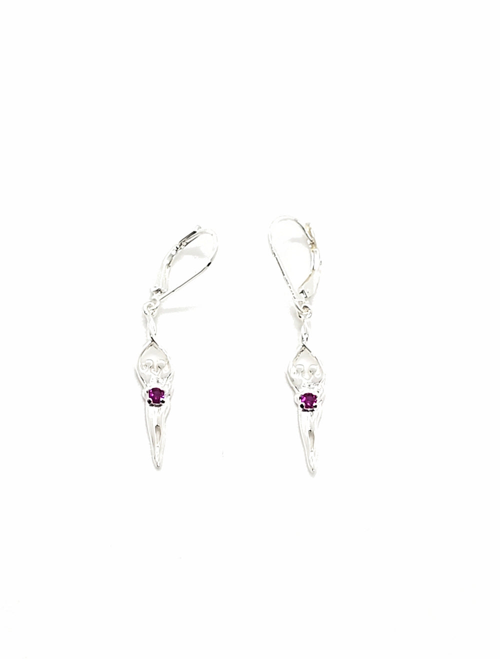 Symbol of Love Brand, Soulmate Earrings, .925 Genuine Sterling Silver, Lever Back