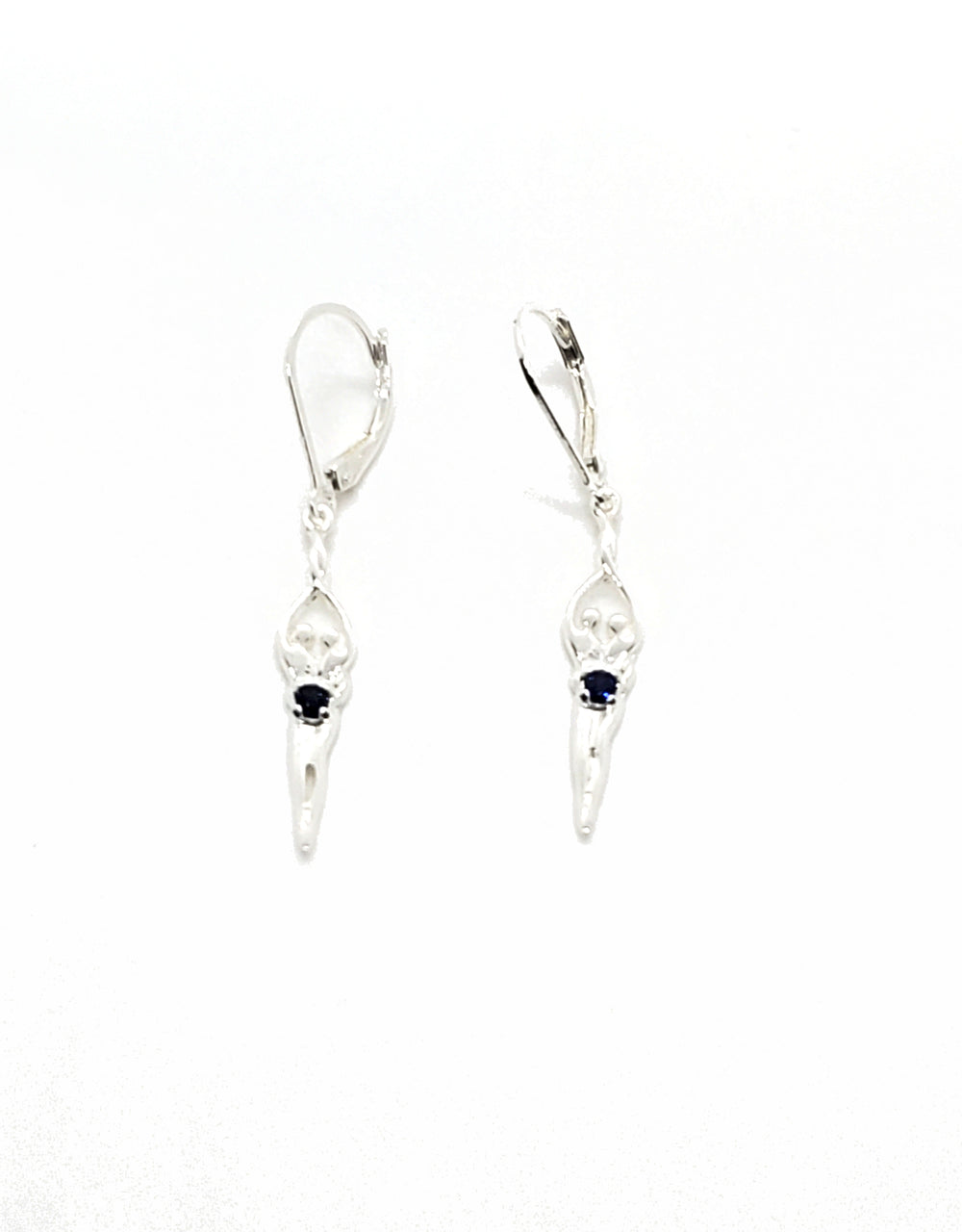 Symbol of Love Brand, Soulmate Earrings, .925 Genuine Sterling Silver, Lever Back