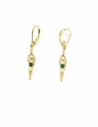 Symbol of Love Brand, Soulmate Earrings, .925 Genuine Sterling Silver, Lever Back