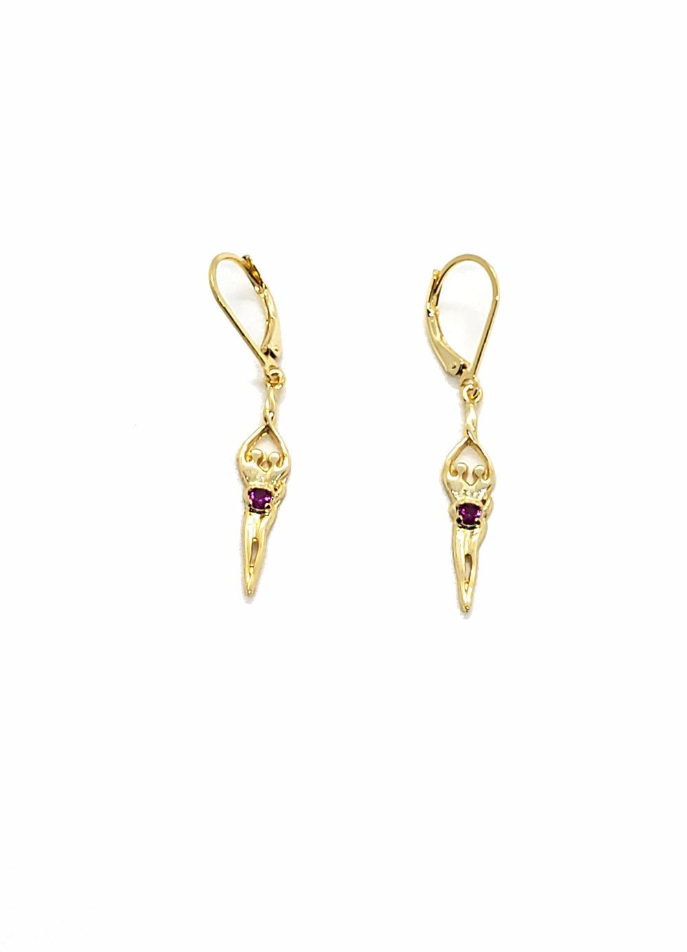 Symbol of Love Brand, Soulmate Earrings, .925 Genuine Sterling Silver, Lever Back