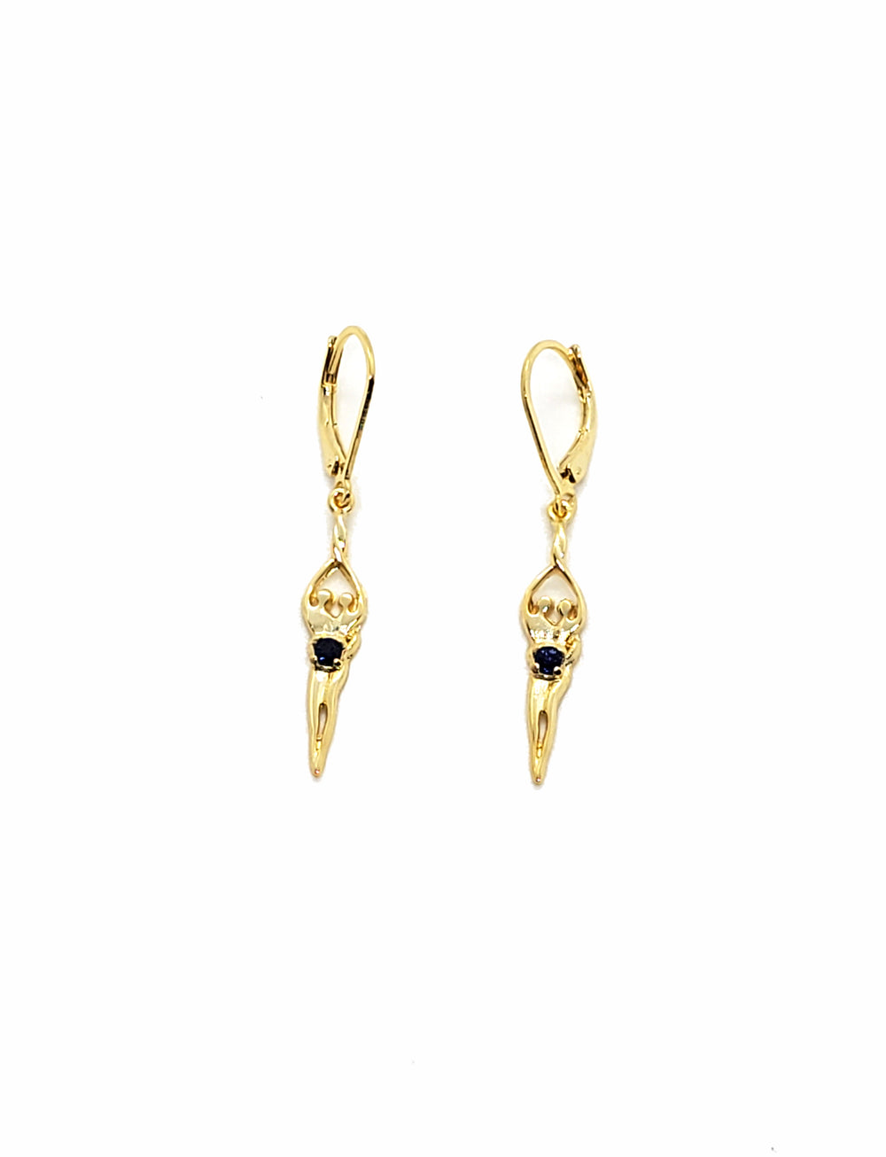 Symbol of Love Brand, Soulmate Earrings, .925 Genuine Sterling Silver, Lever Back