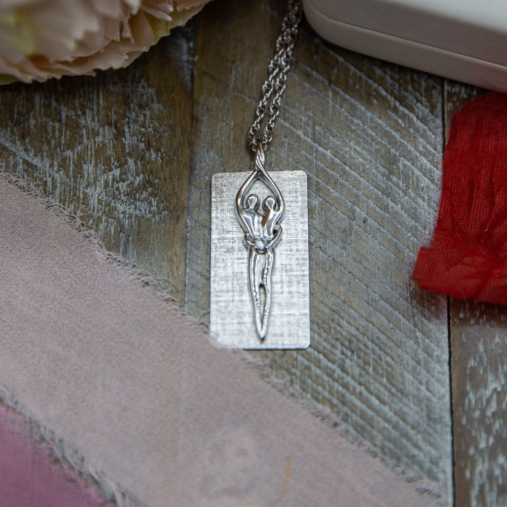 Symbol of Love Brand, Unisex Soulmate Necklace .925 Genuine Sterling Silver