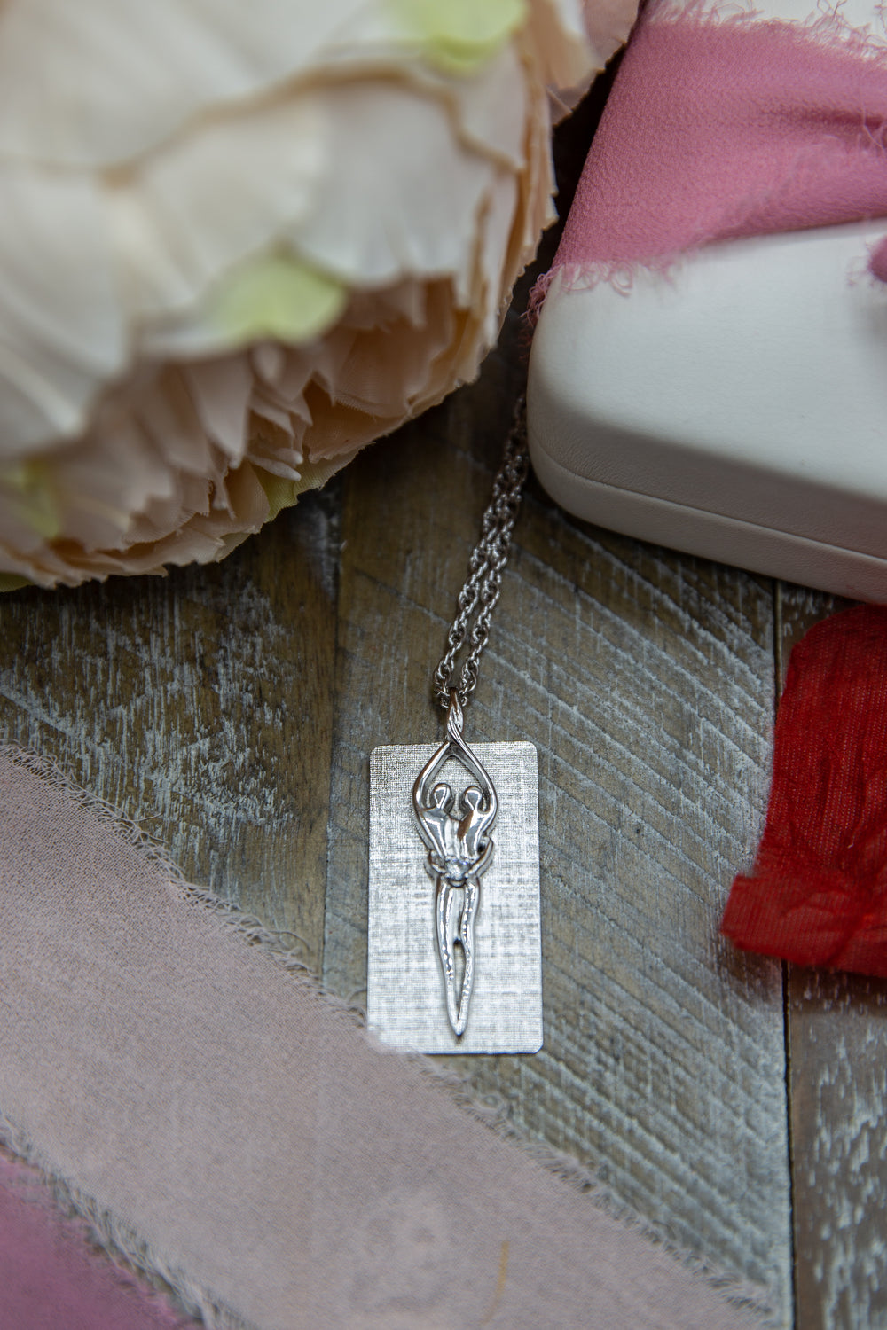 Symbol of Love Brand, Unisex Soulmate Necklace .925 Genuine Sterling Silver