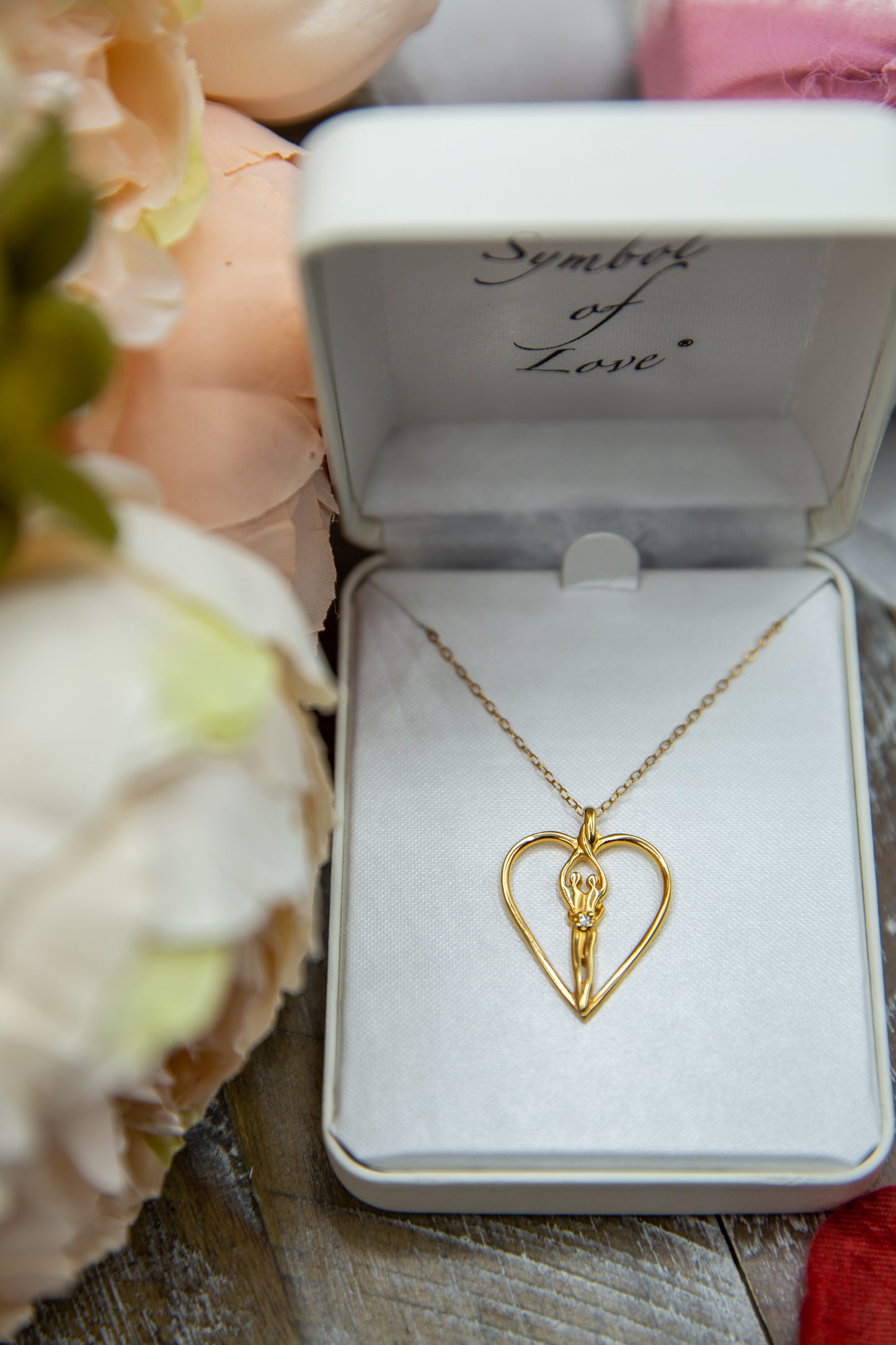 Symbol of Love Brand, Soulmate Heart Necklace, .925 Genuine Sterling Silver