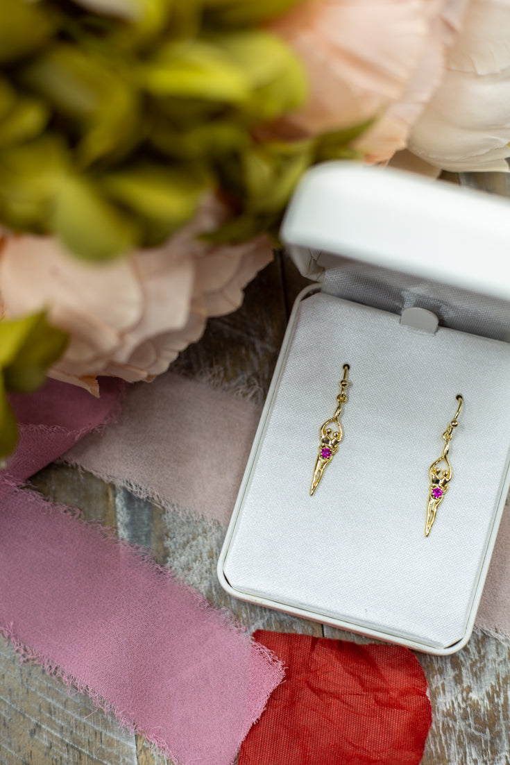 Symbol of Love Brand, Soulmate Earrings, .925 Genuine Sterling Silver, Ear Wire