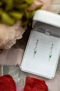 Symbol of Love Brand, Soulmate Earrings, .925 Genuine Sterling Silver, Ear Wire