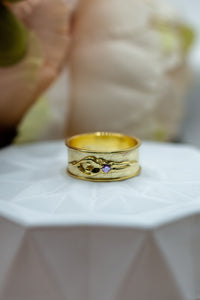 Symbol of Love Brand Unisex Soulmate Ring, .925 Genuine Sterling Silver