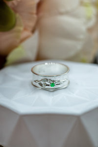 Symbol of Love Brand Unisex Soulmate Ring, .925 Genuine Sterling Silver