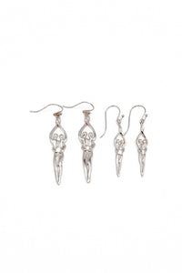 Symbol of Love Brand, Soulmate Earrings, .925 Genuine Sterling Silver, Ear Wire