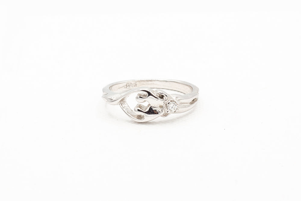 Symbol of Love Brand, Soulmate Ring, .925 Genuine Sterling Silver