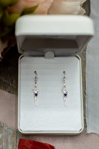 Symbol of Love Brand, Soulmate Earrings, .925 Genuine Sterling Silver, Ear Wire