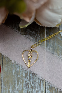 Symbol of Love Brand, Soulmate Heart Necklace, .925 Genuine Sterling Silver