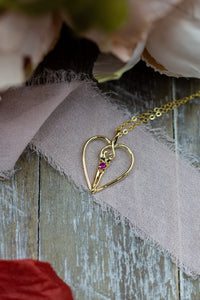 Symbol of Love Brand, Soulmate Heart Necklace, .925 Genuine Sterling Silver