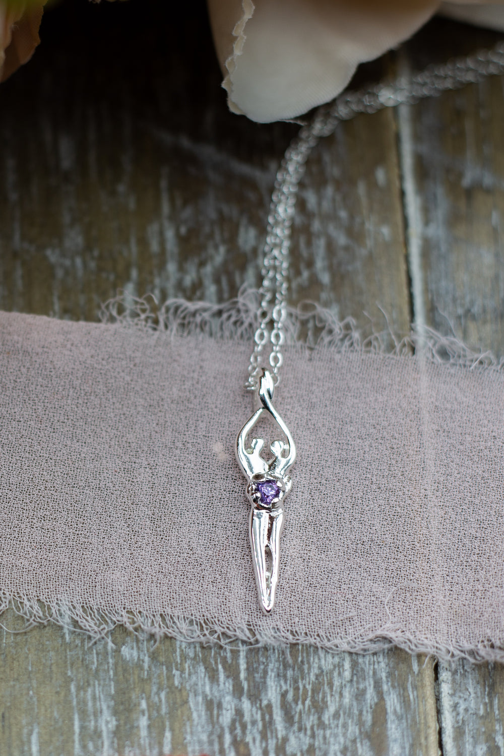 Symbol of Love Brand, Soulmate Necklace, 925 Genuine Sterling Silver